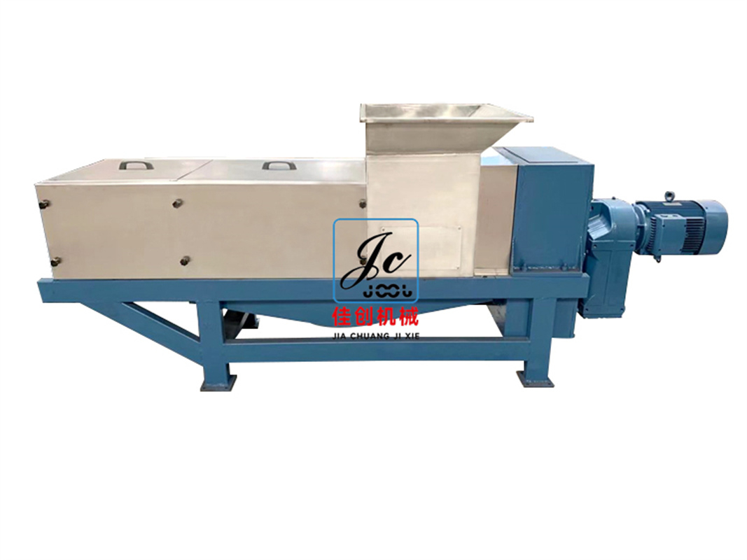 挤压脱水机可以对菠萝皮渣进行脱水吗?